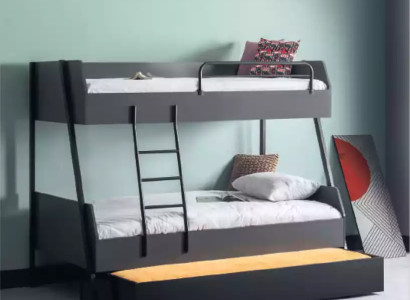 Jugendbett Kinderbett Kids Design Modern Bett Kinderzimmer Betten Holz